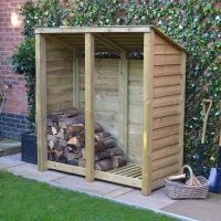 Hambleton Log Store - 6ft Tall x 6ft Wide