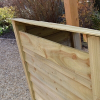 Burley Log Store - 6ft Tall x 3ft Wide - Rutland Garden Furniture