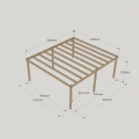 Box Pergola - 4.2m Width