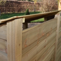 Empingham Log Store - 6ft Tall x 11ft Wide - Rutland Garden Furniture