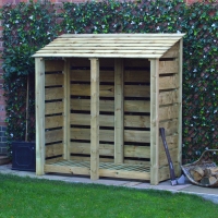 Hambleton Log Store - 6ft Tall x 6ft Wide
