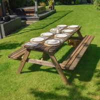 Oakham Rounded Picnic Bench