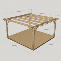 Premium Pergola And Decking Kit
