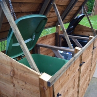 Morcott Triple Combo Bin Storage Unit