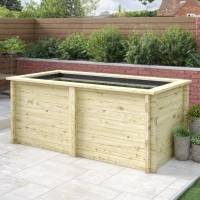 Raised Wooden Pond - Rectangular - 970mm Height