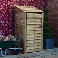 Burley Log Store - 6ft Tall x 3ft Wide - Rutland Garden Furniture