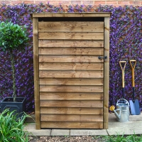 Greetham Log Store Door