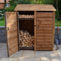 Cottesmore Log Store - 6ft Tall x 5ft Wide - Clearance