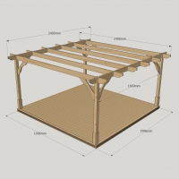 Premium Pergola And Decking Kit