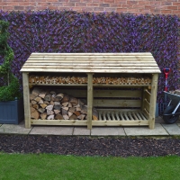 Normanton Log Store - 4ft Tall x 7ft Wide