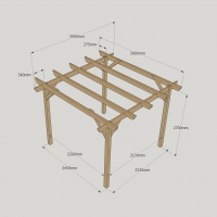 Clearance Garden Pergola
