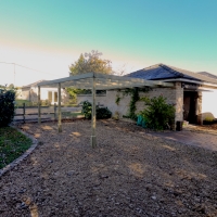 Wall Mounted Box Pergola - 2.4m Depth