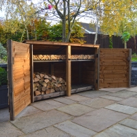 Normanton Log Store - 4ft Tall x 7ft Wide