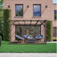 Wall Mounted Premium Pergola And Decking Kit