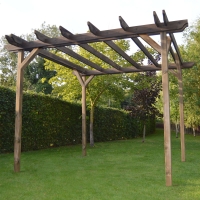 Double Garden Pergola - 1.8m Width