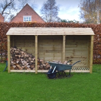 Ryhall Log Store - 6ft Tall x 9ft Wide