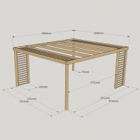 Panel Pergola - 3m Width