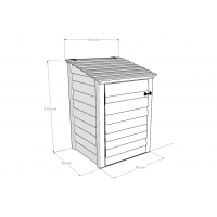 Morcott Single Recycling Storage Unit