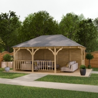 Clipsham Wooden Apex Gazebo