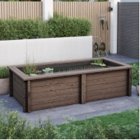 Raised Wooden Pond - Rectangular - 640mm Height