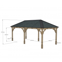 Beaumont Wooden Apex Gazebo