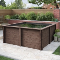 Raised Wooden Pond - Square - 970mm Height