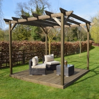 Garden Pergola and Decking Kit - Rutland Garden Furniture