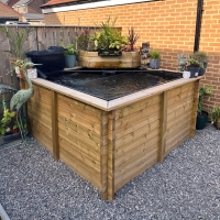 Raised Wooden Pond - Square - 970mm Height