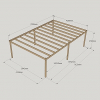 Box Pergola - 4.2m Width