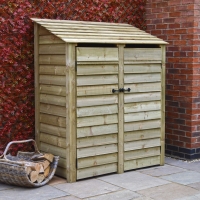 Cottesmore Log Store - 6ft Tall x 5ft Wide - Rutland Garden Furniture