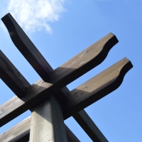 Double Garden Pergola and Decking Kit