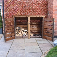 Hambleton Log Store Door