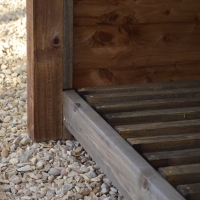 Cottesmore Log Store - 4ft Tall x 5ft Wide - Rutland Garden Furniture