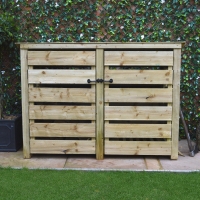 Hambleton Log Store Door