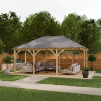 Clipsham Wooden Apex Gazebo