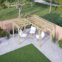 Premium Corner Pergola - Rutland Garden Furniture