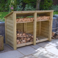 Hambleton Log Store - 4ft Tall x 6ft Wide