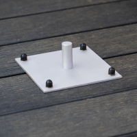 Wall Mounted Double Garden Pergola - 3m Depth