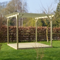 Clearance Garden Pergola & Decking Kit