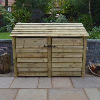 Hambleton Log Store - 4ft Tall x 6ft Wide