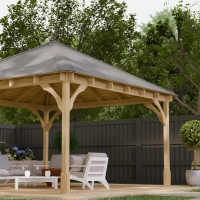 Ayston Wooden Apex Gazebo