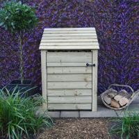 Burley Log Store Door