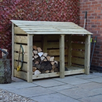 Hambleton Log Store - 4ft Tall x 6ft Wide