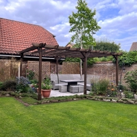 Double Premium Pergola - 1.8m Width - Rutland Garden Furniture