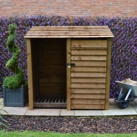 Hambleton Log Store Door