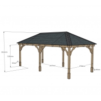 Beaumont Wooden Apex Gazebo