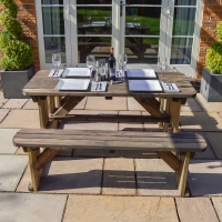 Tinwell Rounded Picnic Bench