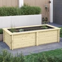 Raised Wooden Pond - Rectangular - 640mm Height