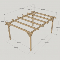 Clearance Garden Pergola