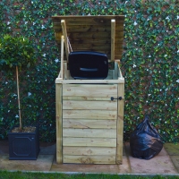 Morcott Single Wheelie Bin Storage Unit